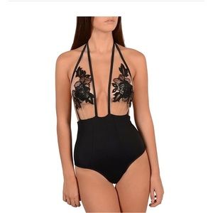 Flower Halter Swimsuit